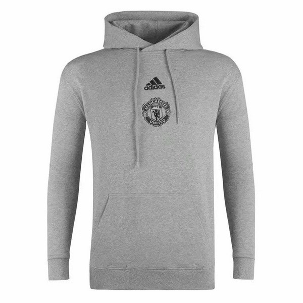 Sudaderas Con Capucha Manchester United 2020-21 Gris